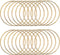20 Pcs 3 Inch Metal Rings for Craft Gold Hoops Floral Macrame Hoops Rings for DIY Crafts Macrame Dream Catcher Supplies(Gold,3 inch)...