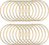 20 Pcs 3 Inch Metal Rings for Craft Gold Hoops Floral Macrame Hoops Rings for DIY Crafts Macrame Dream Catcher Supplies(Gold,3 inch)...