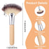 2Pcs Fan Brushes Facial Fan Brush Soft Face Makeup Brush Highlighting Blush Brush Multi Use Cosmetic Tools for Women Girls Loose Powder Highlighti...