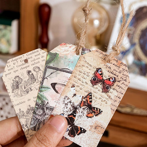 Vintage Scrapbooking Supplies Kit Vintage Stickers for Scrapbooking Journaling Aesthetic Paper Stickers Material Ephemera Pack for Junk Journal Bu...