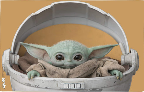 Tervis Star Wars - The Mandalorian Child Stare Made in USA Double Walled Insulated Tumbler Travel Cup Keeps Drinks Cold & Hot, 16oz, Classic...