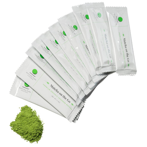 Matcha Green Tea Powder Single Serving Sticks, Dr. Weil's Ceremonial Organic Matcha Powder Singles Packets - Individual Matcha Tea Packets (12)...