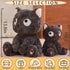 Cute Black Cat Stuffed Animal Toy, Kawaii Cat Plush Pillow, Black Cat Soft Plushies Throw Pillow for Kids Birthday Christma Halloween Day Gifts De...