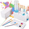 Paint Brush Cleaner, Upgraded 4-in-1 Painting Supplies, Paint Brush Holder with Palette, Brush Rinser for Acrylic, Watercolor, and Water-Based Pai...
