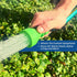 Rinseroo: Stretch-Connect Garden Hose Attachment Sleeve & Sprayhead, Universal Hose Connector — Easily Connect a Hose to Water Sources Upto 3" Wid...