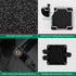 ABS IP67 Waterproof Dustproof Electrical Junction Box, with 15A 600V Barrier Terminal Cable Connector, 1 in/2 Out Power Junction Box?3.26*3.18*2.2...