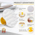 Scalp Massager Hair Growth, Hair Shower Brush for Dandruff Removal,Oil Brush for Hair,Wet and Dry Hair Detangler (White & Yellow)...