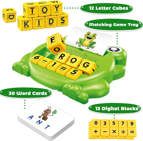 Learning Toys for Kids Birthday Gift, Matching Letter Game and Math Games, Preschool Educational Toys for Ages 3-8, Birthday Party Halloween Xmas ...