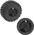 4PCS HIRCQOO 1.0" SCX24 Rubber Crawler Mud Terrain Micro Rubber Tire Compatible with Axial 1/24 Gladiator Bronco B17 C10 JLU Deadbolt RC Crawler C...