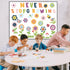 90 Pcs Spring Bulletin Board Decorations for Classroom Flowers Bulletin Board Set Never Stop Growing Cutouts Inspirational Quotes Cards Wall Decal...