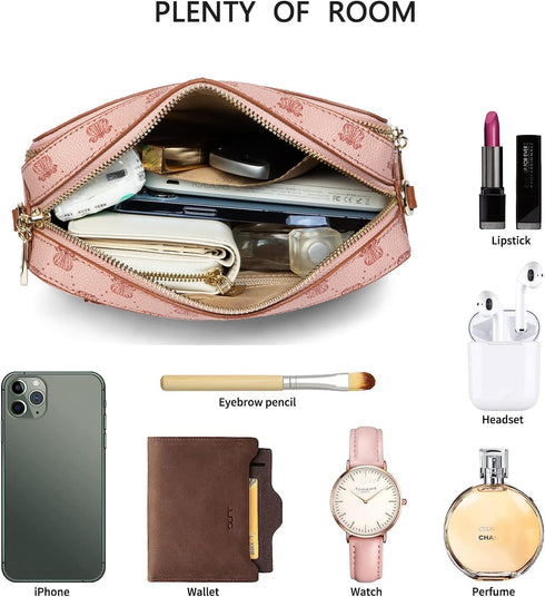 Malirona Small Crossbody Bag for Women,Mini Camera Bags Cell Phone Purse Women's Shoulder Handbags Wallet Purse...