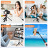 Koolehaoda Extendable Selfie Stick Tripod for GoPro, Camera Tripod Stand Holder with Cold Shoe, Mini Tripod Hand Grip Compatible with Gopro Hero 1...