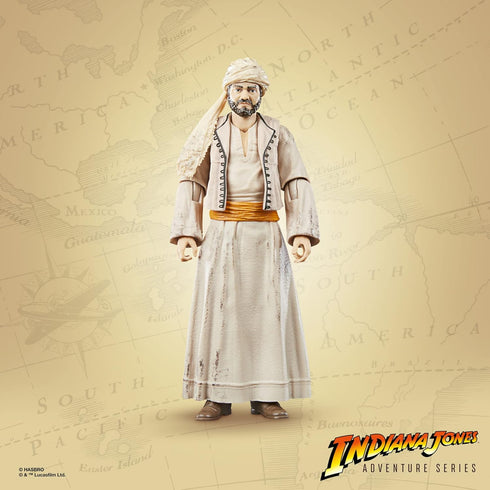 Indiana Jones and The Raiders of The Lost Ark Adventure Series Sallah Toy, 6-inch Action Figures, Kids Ages 4 and Up...
