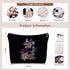 Floral Microscope Canvas Makeup Bag - Microbiology Science Teacher Gift, Science Chemistry Teacher Student Gifts, Science Women's Zippered Bag...