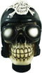Abfer Manual Knob Shifter Skull Gear Shift Stick Car Shifting Knobs Pirate Style Fit Most Transport Vehicles (Black Glasses)...