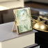 Laura Ashley 2x3 Gold Flat Metal Picture Frame (Vertical) with Pull-Out Easel Stand, Made for Tabletop, Counterspace, Shelf and Desk (2x3, Gold)...
