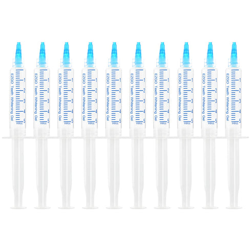 EZGO 10 Pack Teeth Whitening Gel Refills 22% Bleaching Gel, No Sensitive Teeth Whitener, Great for Sensitive Tooth Whitening, Carbamide Peroxide T...