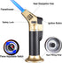 Butane Torch Lighter,Refillable Kitchen Culinary Cooking Blow Torch with Safety Lock Adjustable Flame for Desserts Creme Brulee BBQ Baking—Butane ...