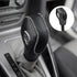 1 PC Auto Gear Shift Knob Cover, Shifter Knob Trim, Leather Handbrake Cover, Car Interior Accessories, Compatible with Ford (Black & White)...
