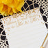 Advice and Well Wishes for the Mr. And Mrs. - Wedding Advice Cards - Faux Confetti Gold Glitter - 4.25x5.5 Vertical Card - Pack of 40...