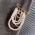 Lapel Pins and Brooches with Lucky Number 5 Dangle,Brooch Pins for Women Fashion...