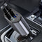 Retractable Car Charger, 4 in 1 Fast Car Phone Charger 100W with Cord 2.6ft, Retractable Cable and 2 USB Ports Car Charger Adapter for iPhone 15 1...