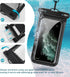 Universal Waterproof Phone Case, with Inside Card Holder, Large Dry Bag Compatible for iPhone 15 14 13 12 Pro Max XS Plus Samsung Galaxy S22, IPX8...
