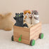PEACH CAT Long Dragon Cat Plush Pillow Cute Dragon Cat Stuffed Animal for Boys and Girls Black 19.6"...