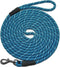 Long Rope Leash for Dog Training 12, 15, 22, 30, 50, 75, 100ft Check Cord Recall Agility Lead Dog Tie Out Long Line for Large Medium Small Dogs, G...
