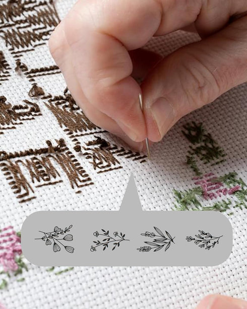 YUYUZSEN 59 Pcs Water Soluble Hand Sewing Stabilizers?Embroidery Stick and Stitch Embroidery Paper Wash Away?for Embroidery Stabilizers Flower Pat...