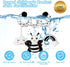 FATI Baby Spiral Car Seat Toys Hanging Toys, Black and White High Contrast Newborn Sensory Toys for 0 3 6 9 12 Months Girls Boys Gift, Carseat Toy...