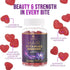 Hair Growth Supplement Gummy for Stronger, Radiant Hair, Skin & Nails - Hair Vitamins with Biotin 5000 mcg and Vitamin E & C, Nature's Extra Stren...
