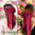 Hair Bows for Women Satin Silk Hair Bow Hair Ribbons Oversized Long Tail Bow Hair Clips Large Hair Ribbon Barrettes Metal Clips Bowknot Cute Girls...