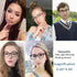 Henotin 4-Pack Blue Light Blocking Reading Glasses Women Men,Spring Hinge Computer Readers,Anti UV Ray Square Nerd Eyeglasses (4 pack Mix Color, 1...
