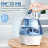isinlive Demineralization Cartridge for HoMedics Ultrasonic Humidifiers: 12-Pack Demineralization Cartridges Filter Replacement, Filters Mineral D...