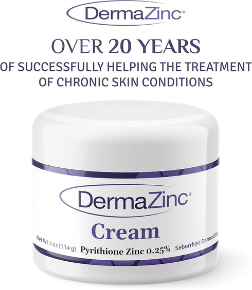 DermaZinc Therapy Cream, Zinc Cream for Skin, SkinDisorder ReliefCream for Psoriasis, Dermatitis, Eczema, and Other Skin Condition Symptoms...