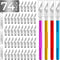 JTIEO 74 Pack Hobby Knife Exacto Knife with 4 Upgrade Sharp Hobby Knives and 70 Spare Craft Knife Blades for Art, Scrapbooking,Stencil...