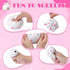 Mouse Fidget Toys, Hamster Stress Balls for Adults and Kids (White), Squishy Toys, Sensory Toys, Dough Ball, Hamster Squeeze Squishy Ball, Stretch...