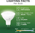 Bioluz LED 6 Pack MR16 LED Bulb 50W Halogen Replacement Non-Dimmable 7w 3000K 12v AC/DC UL Listed Pack of 6...