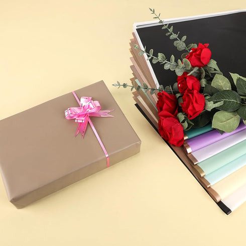 FUHITIM 20 Sheets Flower Wrapping Paper - Waterproof Floral Bouquet Packaging Paper for DIY Crafts?Florist Supplies Packaging Paper for Wedding Bi...