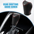 Gear Shifting Knob Cover Automatic Transmission Lever Trim for Jeep Cherokee 2014-2021 PU Leather Carbon Fiber Pattern Black Red...