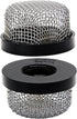 Aerator Screen Strainer Mesh Stainless Steel 3/4"- 14 Compatible with Livewell & Baitwell Pump, MA-023 Screw on Industrial Plumbing Inline Straine...