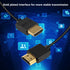 PASOW 4K HDMI Cable Ultra Thin Male to Male 36AWG High Speed Slim Cable (5FT/1.5M)...