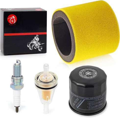 Air Filter Foam Oil Filter Spark Plug For Kawasaki Prairie 300 400 KVF300 KVF400 2x4 4x4 1998-2002...