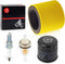 Air Filter Foam Oil Filter Spark Plug For Kawasaki Prairie 300 400 KVF300 KVF400 2x4 4x4 1998-2002...