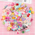 120 Pcs Slime Charms Mixed Candy Sweets Resin Flatback Slime Beads Making Supplies for DIY Scrapbooking Crafts Whith Storage Box...