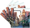 3dRose CST_80866_3 Quaint Rothenburg Germany Ceramic Tile Coasters, Set of 4...