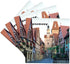 3dRose CST_80866_3 Quaint Rothenburg Germany Ceramic Tile Coasters, Set of 4...