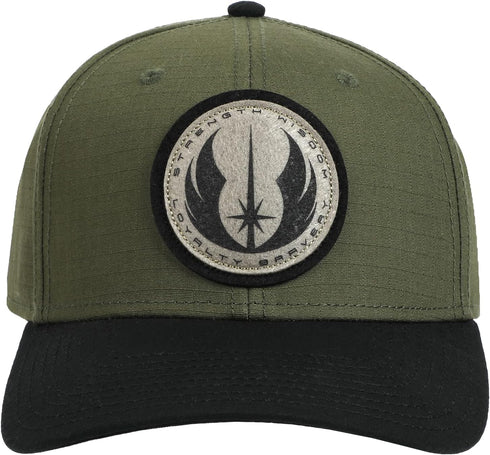 Star Wars Jedi Order Symbol Green Snapback Hat...