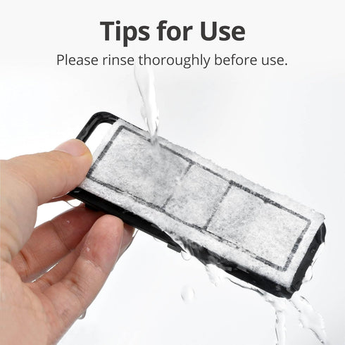 NICREW Slim Aquarium Filter Cartridges (12 pcs) with Intake Sponges (4 pcs)...